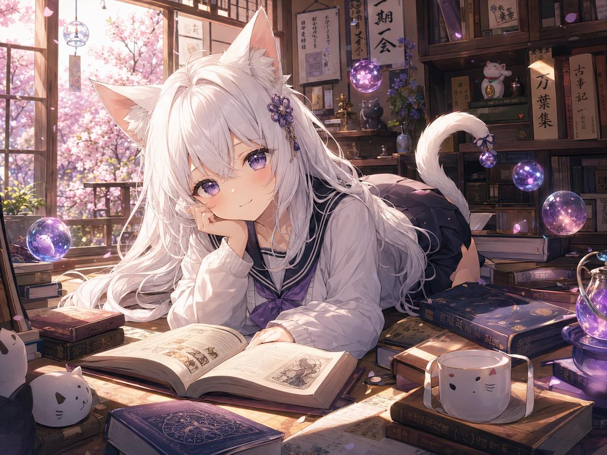 熟女人妻动漫-《猫耳书屋日记》治愈系列